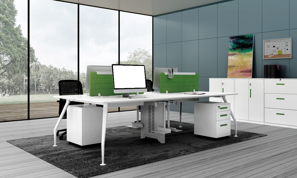 新的独特设计的木制办公桌工作站家具（HC-81）